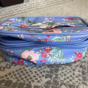 Yumi Kim Blue Floral Cosmetic Bag